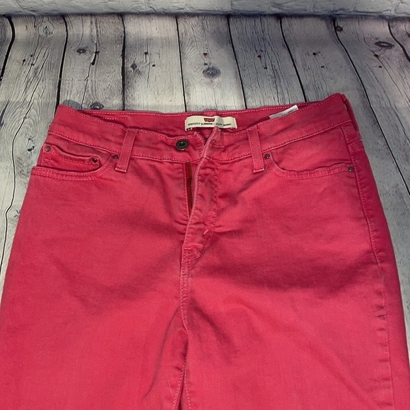 Levi’s 512 perfectly slimming, skinny pink jeans, size 10 M - Picture 2 of 8